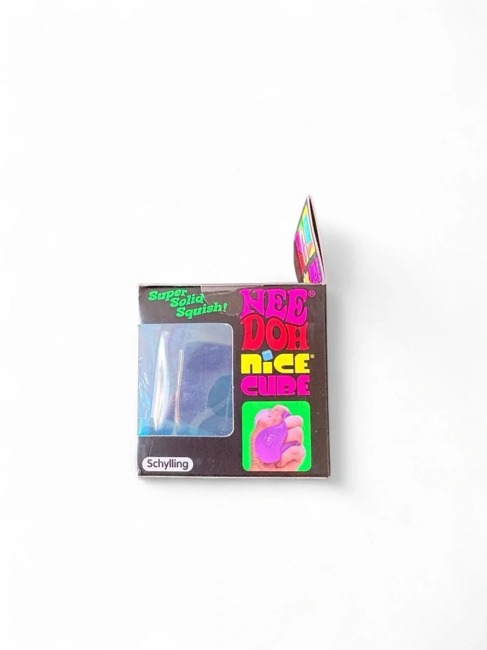 NeeDoh Nice Cube - Translucent Blue Squishy